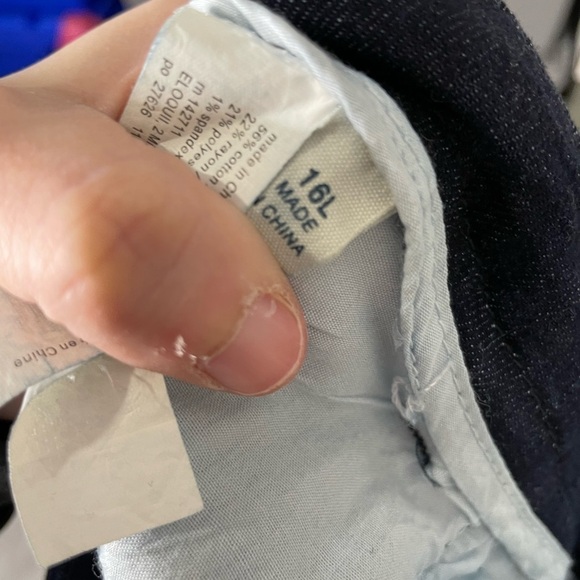 ELOQUII Chambray Tie Waist Trouser 16L - Picture 8 of 9